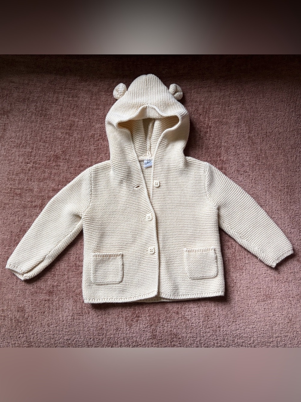 Gap Baby Bear Cardigan in Cream